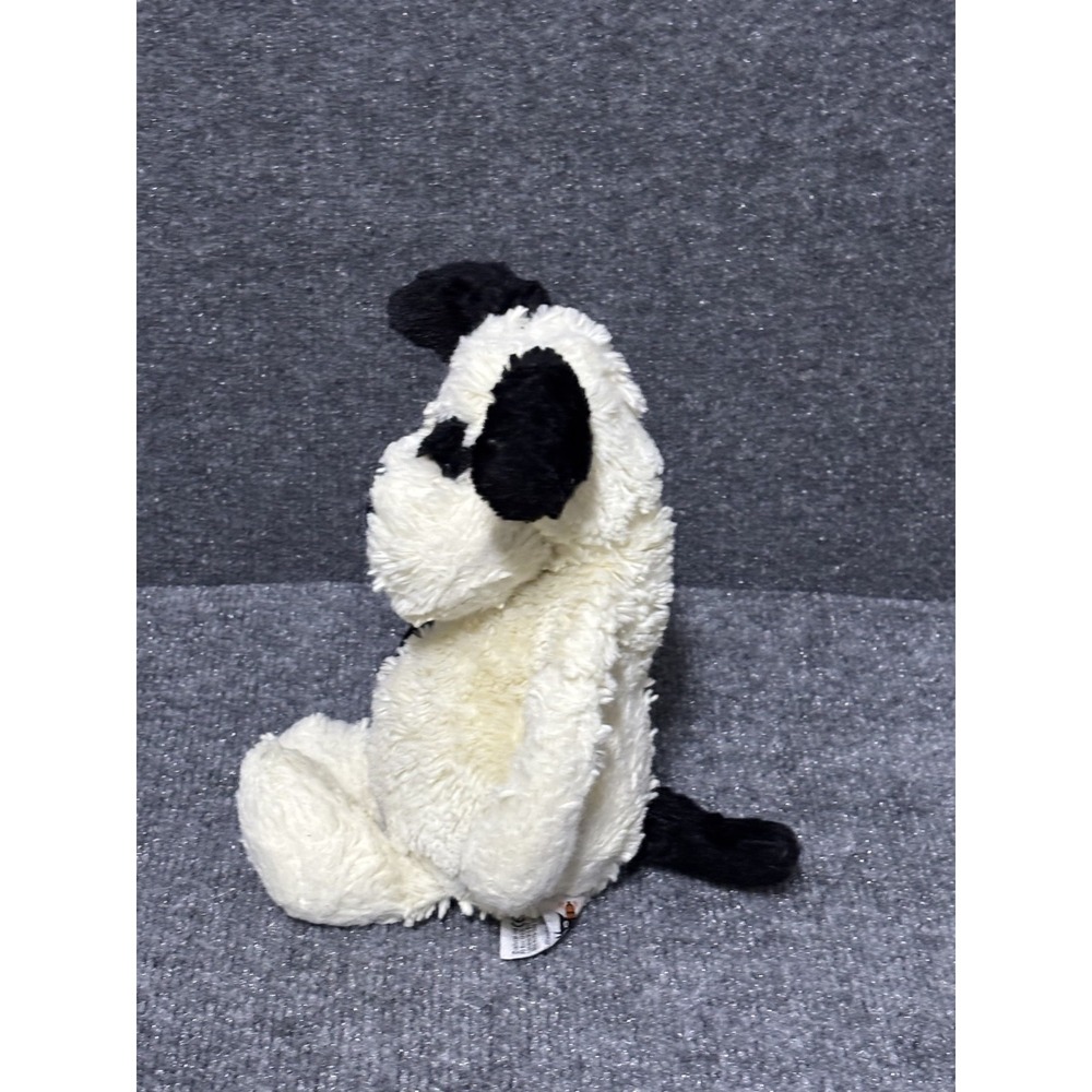 Jellycat Plush Toy Bashful Puppy 13" Medium White Black Stuffed Animal EUC‎ - Picture 3 of 7